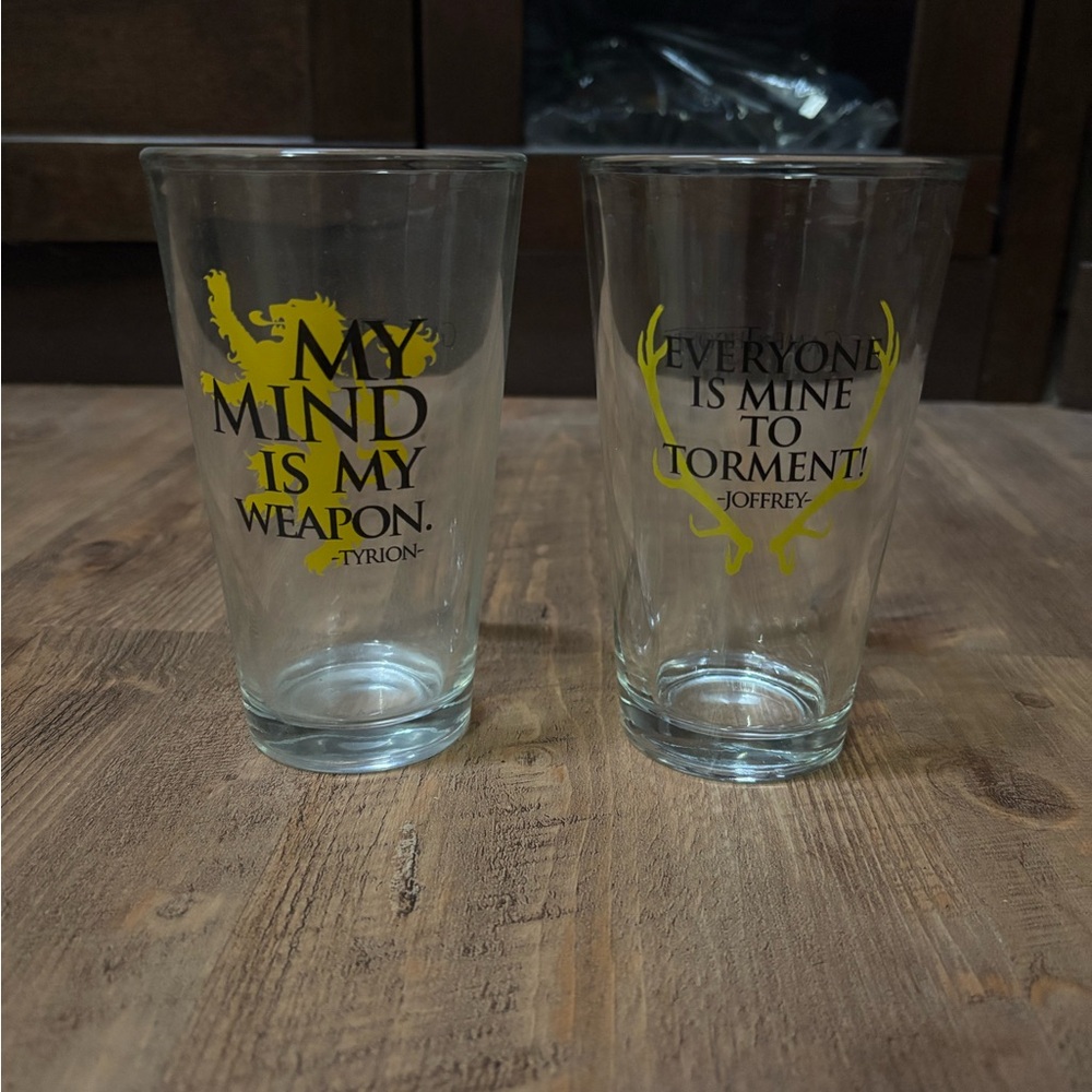 Pair of Game of Thrones Glasses USED LIKE NEW.
